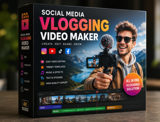 Social Media Vlogging Video Maker